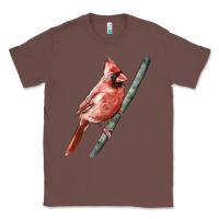 Chestnut Northern Cardinal Bird Classic Tee - LillyAllenDesigns