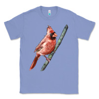 Colony Blue Northern Cardinal Bird Classic Tee - LillyAllenDesigns