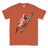 Copper Northern Cardinal Bird Classic Tee - LillyAllenDesigns