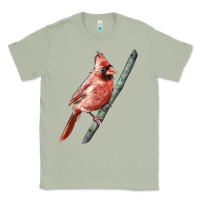 Matcha Northern Cardinal Bird Classic Tee - LillyAllenDesigns