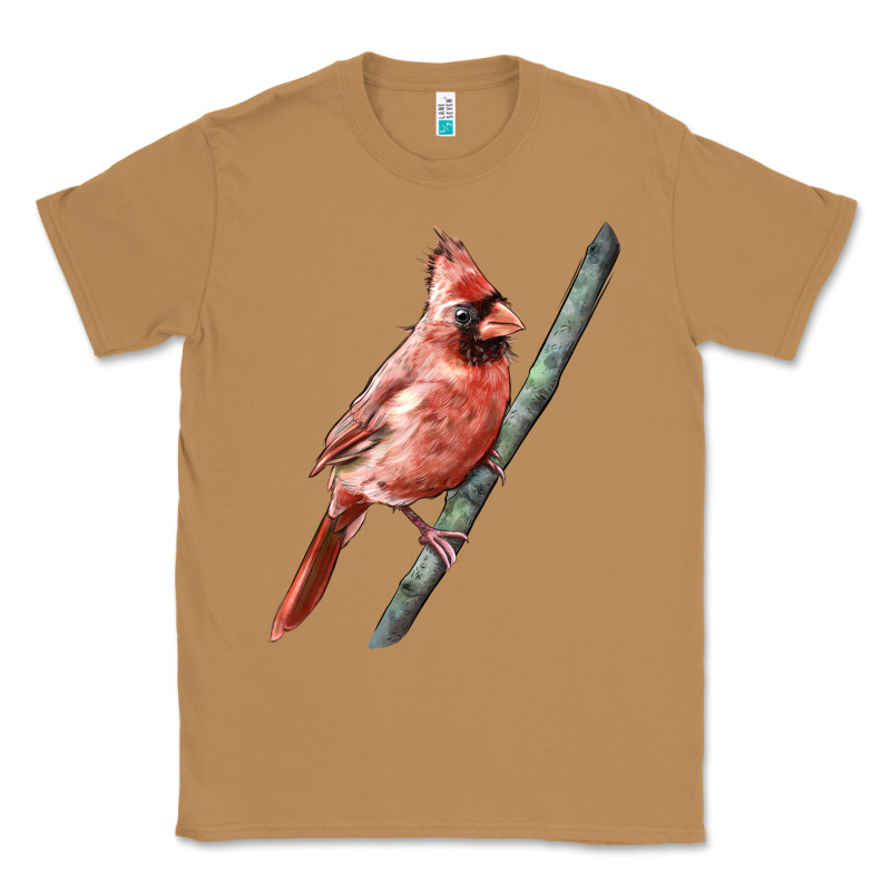 Northern Cardinal Bird Classic Tee by LillyAllenDesigns | Teevron