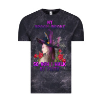 Cloud Black my broom broke Vintage Tee - AdoDesignShop