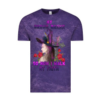 Cloud Purple my broom broke Vintage Tee - AdoDesignShop