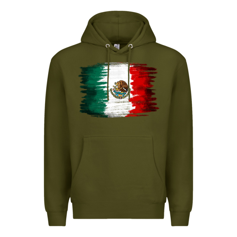 Mexican Flag Premium Hoodie by NancyCooperArtShop | Teevron