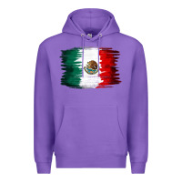 Purple Mexican flag Premium Hoodie - NancyCooperArtShop