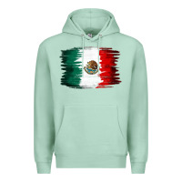 Seafoam Mexican flag Premium Hoodie - NancyCooperArtShop