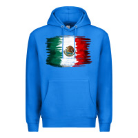 True Royal Mexican flag Premium Hoodie - NancyCooperArtShop