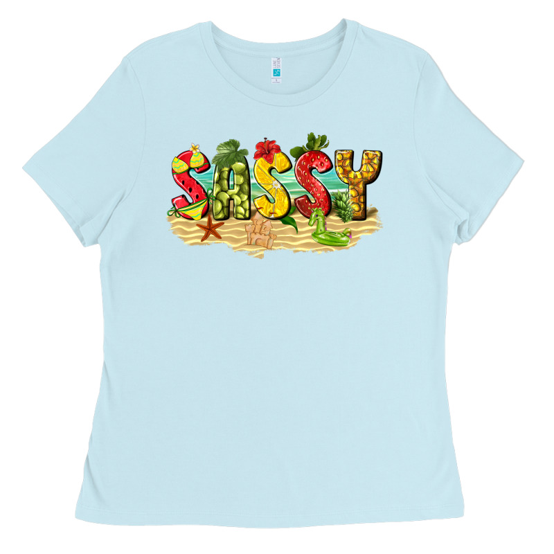 Sassy Beach Ladies Tee by texasbilliewilder | Teevron