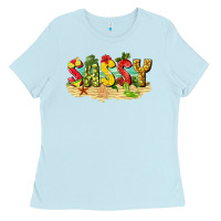 Baby Blue sassy beach Ladies Tee - texasbilliewilder