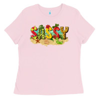 Bubblegum Pink sassy beach Ladies Tee - texasbilliewilder