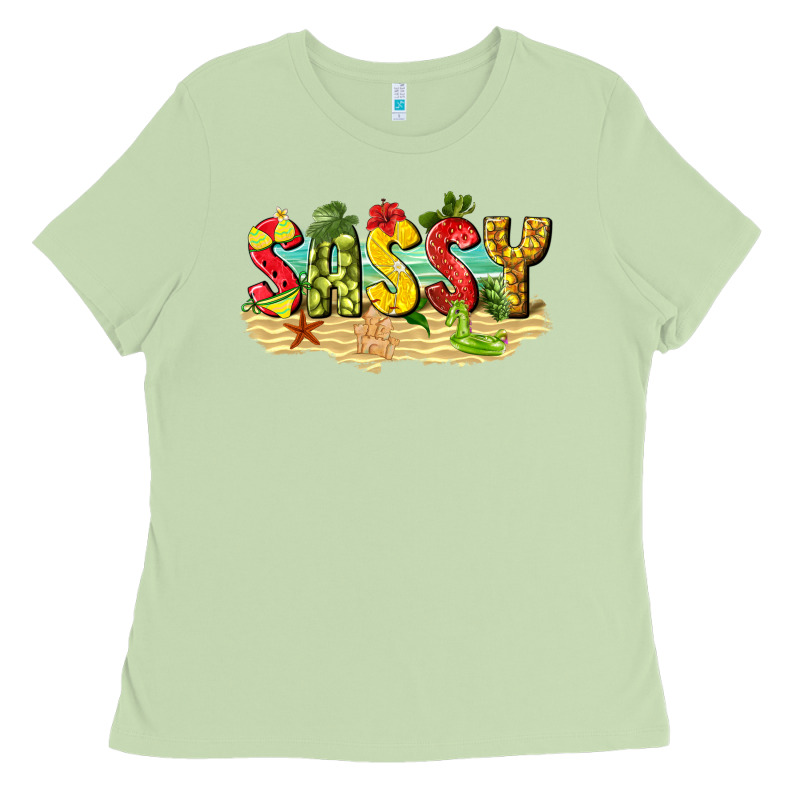 Sassy Beach Ladies Tee by texasbilliewilder | Teevron