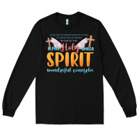 Black holy spirit wonderful counselor Long Sleeve Tee - MaliasSmallBusiness
