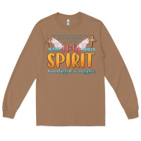 Toasted Coconut holy spirit wonderful counselor Long Sleeve Tee - MaliasSmallBusiness
