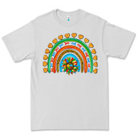 Dove Grey autism heart ribbon rainbow Premium Tee - AdoDesignShop