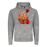 Cloud Rock Christmas candy cupcake Vintage Hoodie - AdoDesignShop