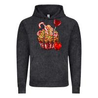 Vintage Black Christmas candy cupcake Vintage Hoodie - AdoDesignShop