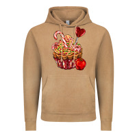 Vintage Camel Christmas candy cupcake Vintage Hoodie - AdoDesignShop