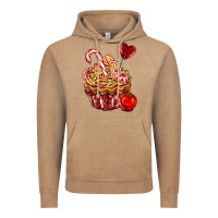Vintage Coffee Christmas candy cupcake Vintage Hoodie - AdoDesignShop
