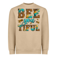 Mushroom Western Bee You Tiful Bee Heavyweight Sweatshirt - LillyAllenDesigns