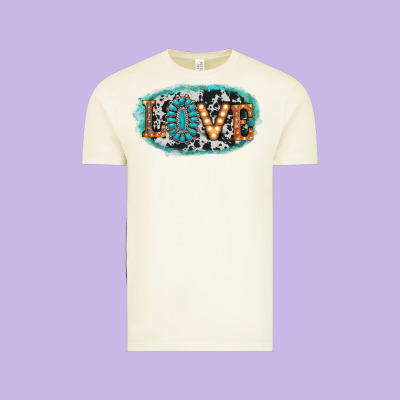 Love Western Vintage Tee Designed By Adodesignshop