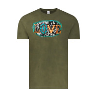 Vintage Olive love western Vintage Tee - AdoDesignShop