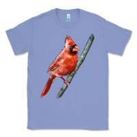 Colony Blue Northern Cardinal Bird Classic Tee - LillyAllenDesigns
