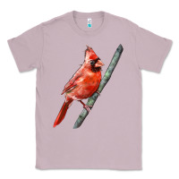 Lilac Northern Cardinal Bird Classic Tee - LillyAllenDesigns