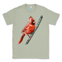 Matcha Northern Cardinal Bird Classic Tee - LillyAllenDesigns