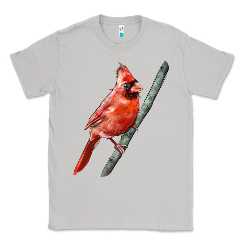 Northern Cardinal Bird Classic Tee by LillyAllenDesigns | Teevron