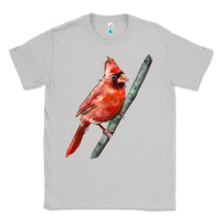 Moon Dust Northern Cardinal Bird Classic Tee - LillyAllenDesigns