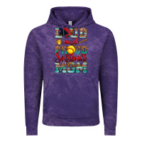 Cloud Purple loud and proud softball mom Vintage Hoodie - RanaPortraitStore