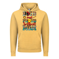 Vintage Mustard loud and proud softball mom Vintage Hoodie - RanaPortraitStore