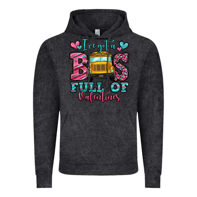 I've Got A Bus Full Of Valentines School Bus Vintage Hoodie by Jasminsmagicworld | Teevron