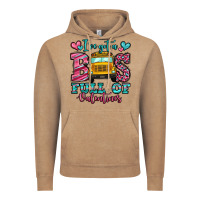 Vintage Coffee i've got a bus full of valentines school bus Vintage Hoodie - Jasminsmagicworld