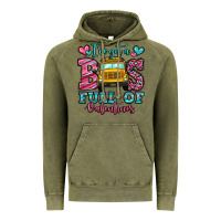 Vintage Olive i've got a bus full of valentines school bus Vintage Hoodie - Jasminsmagicworld