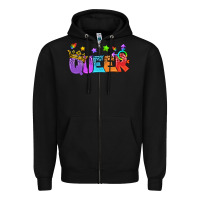 Black Western Queer LGBTQ+ Zipper Hoodie - BundleAndBundleShop