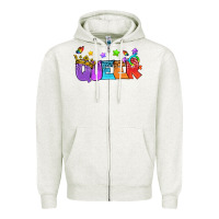 Oatmeal Heather Western Queer LGBTQ+ Zipper Hoodie - BundleAndBundleShop