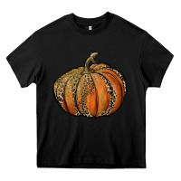 Black leopard pumpkin Heavy Core Tee - RanaPortraitStore