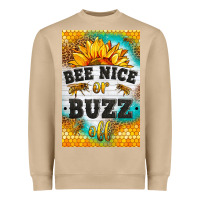 Mushroom bee nice or buzz off Heavyweight Sweatshirt - LillyAllenDesigns