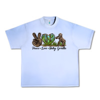 Grape Ice Peace Love Baby Gorilla Urban Heavy Tee - LillyAllenDesigns
