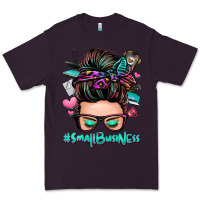 Plum small business messy bun Premium Tee - Zillion Design Studio