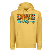 Antique Gold Love Thanksgiving Premium Hoodie - texasbilliewilder