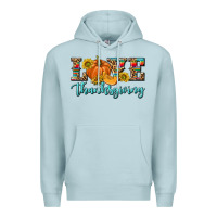 Blue Mist Love Thanksgiving Premium Hoodie - texasbilliewilder