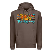 Coffee Love Thanksgiving Premium Hoodie - texasbilliewilder