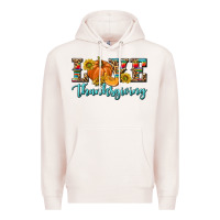 Pale Pink Love Thanksgiving Premium Hoodie - texasbilliewilder