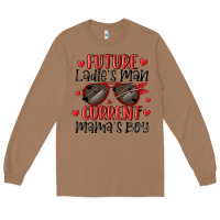 Toasted Coconut future ladies man current mamas boy Long Sleeve Tee - MaliasSmallBusiness