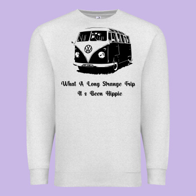 What A Long Strange Trip It S Been Hippie Premium Sweatshirt Designed By Bettercallsaul