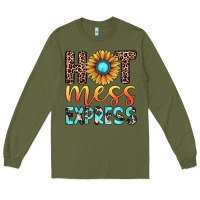 Army Green hot mess express Long Sleeve Tee - JahusDesignShop