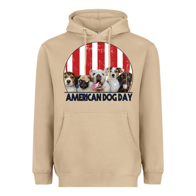 American Dog Day Heavyweight Hoodie by Bettercallsaul | Teevron