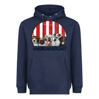 Navy American Dog Day Heavyweight Hoodie - Bettercallsaul